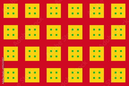 Geometric pattern in the colors of the national flag of Mali. The colors of Mali.