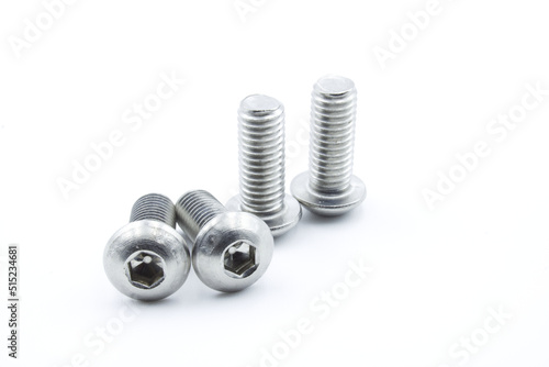Photography Stainless button head millimeter allen screw