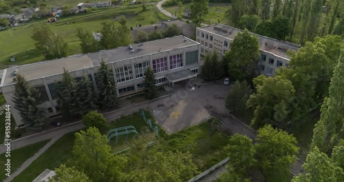 Wallpaper Mural KHARKIV, UKRAINE - MAY 22, 2022: residential buildings destroyed by the Russian army Torontodigital.ca