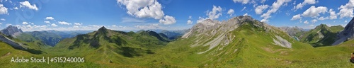 Bludenz, Österreich: Panorama um Schesaplana