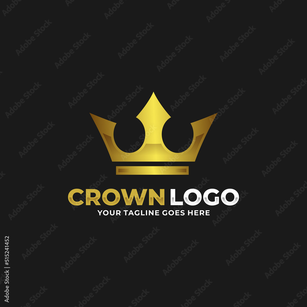 Crown logo design vector illustration Crown logo design vector illustration