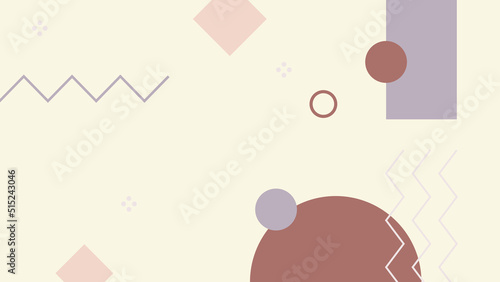 Background in the style of the 80s with multicolored geometric shapes on the black background. Illustration for hipsters Memphis style