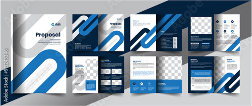 Corporate company profile brochure annual report booklet business proposal layout concept design