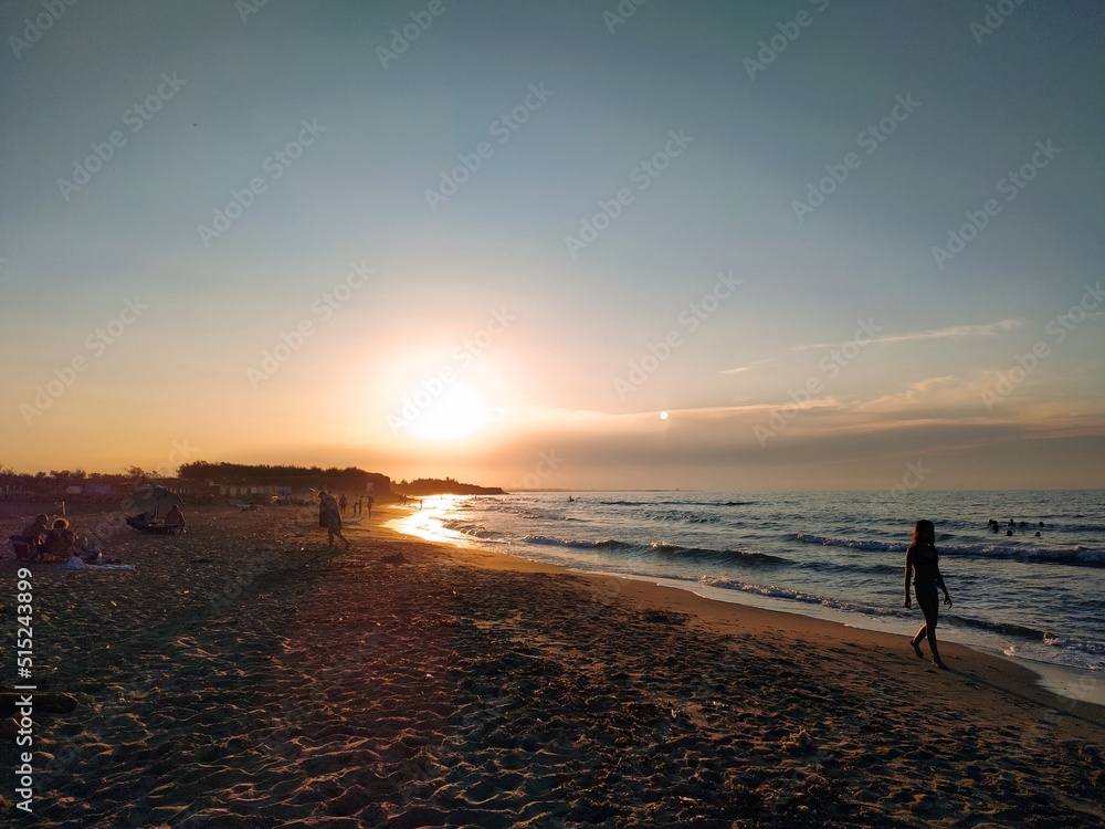 Fototapeta premium sunset at the beach