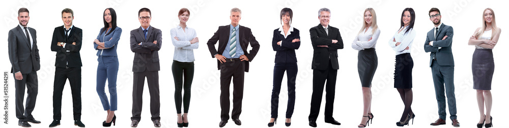 group of successful business people isolated on white group of successful business people isolated on white