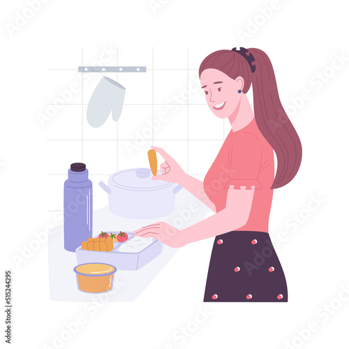 Carb cycling diet isolated cartoon vector illustrations. © Visual Generation