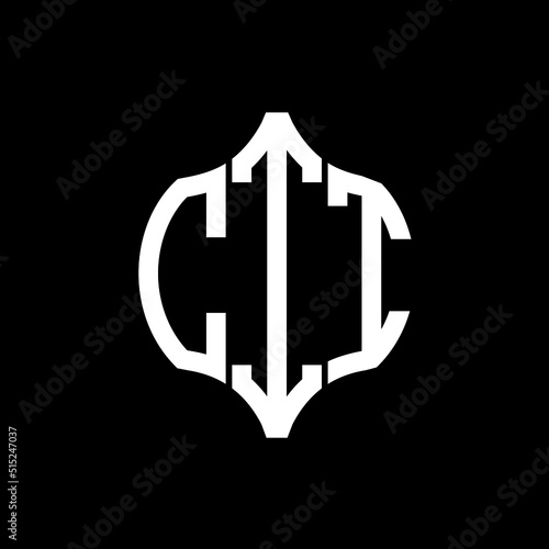 CIT letter logo. CIT best black ground vector image. CIT Monogram logo design for entrepreneur and business.

