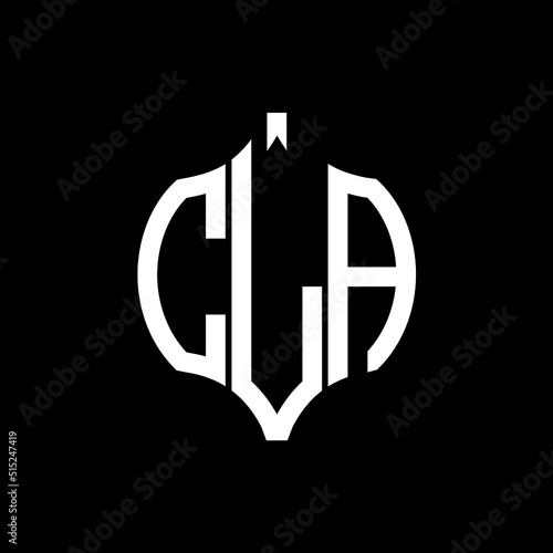 CLA letter logo. CLA best black ground vector image. CLA Monogram logo design for entrepreneur and business.