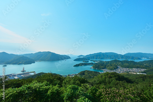 京都府舞鶴市 五老スカイタワーから見た舞鶴湾