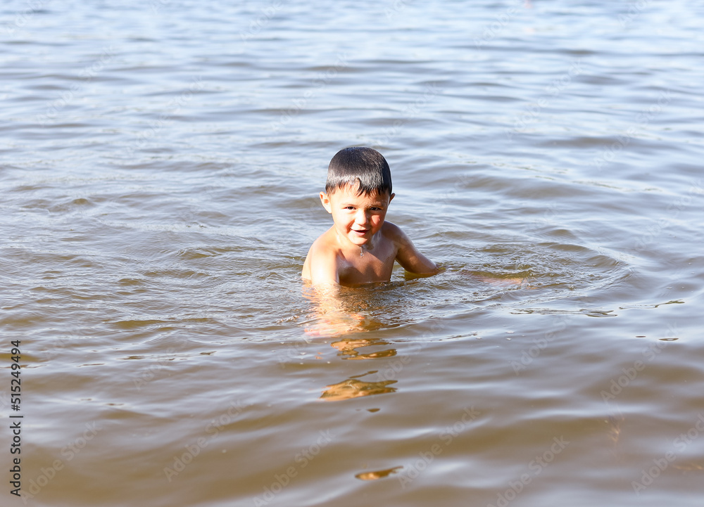 child on the beach