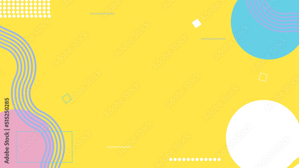 © semarjowodesign - Geometric pattern background texture for poster cover design. Minimal color gradient banner template. Modern vector wave shape for brochure