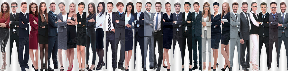 panoramic collage of groups of successful employees. panoramic collage of groups of successful employees.
