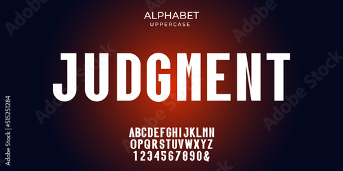 Condensed vector alphabet, modern contemporary style