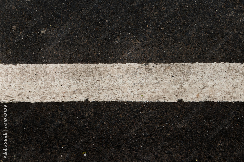 Fototapeta premium Asphalt texture background White line road surfaces
