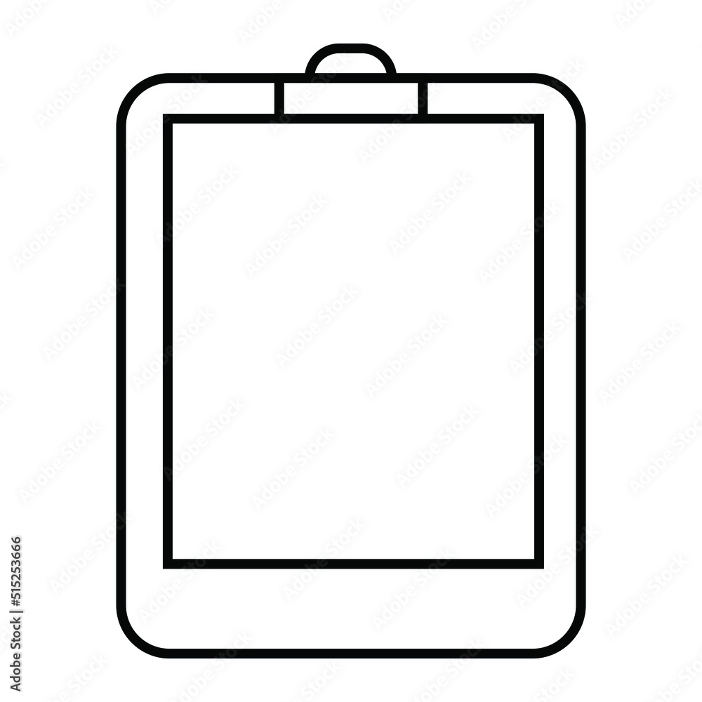 Document icon outline and linear vector Document icon outline and linear vector