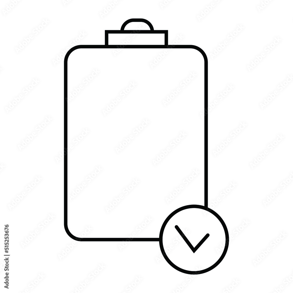 Document icon outline and linear vector Document icon outline and linear vector