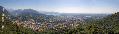 Aerial View - Panoramic landscape of Como © afinocchiaro
