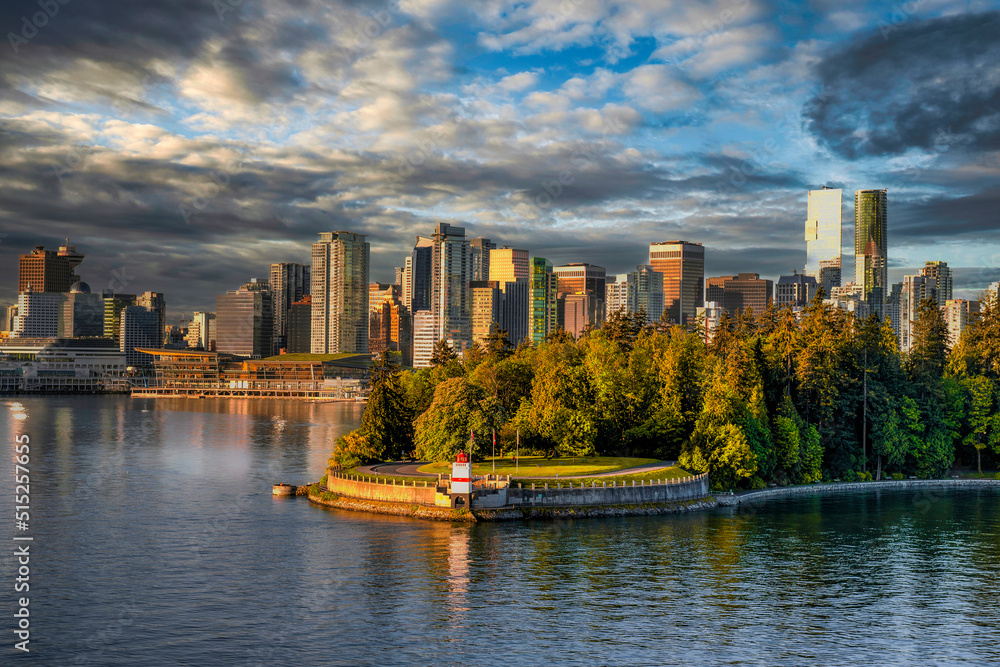 Fototapeta premium Entrance to the Port of Vancouver, Canada