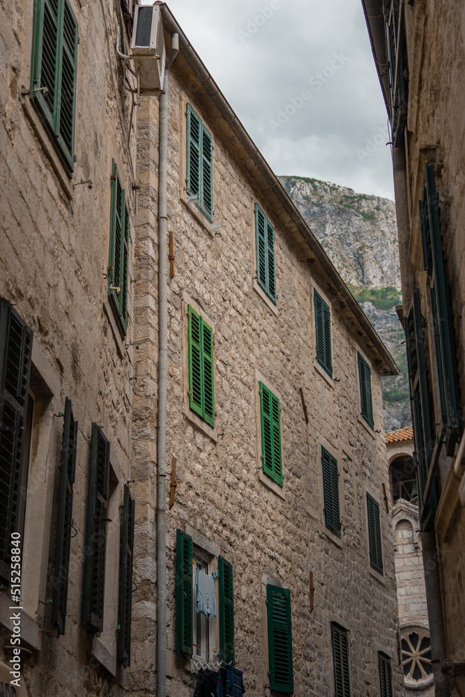 street in the town of Kotor