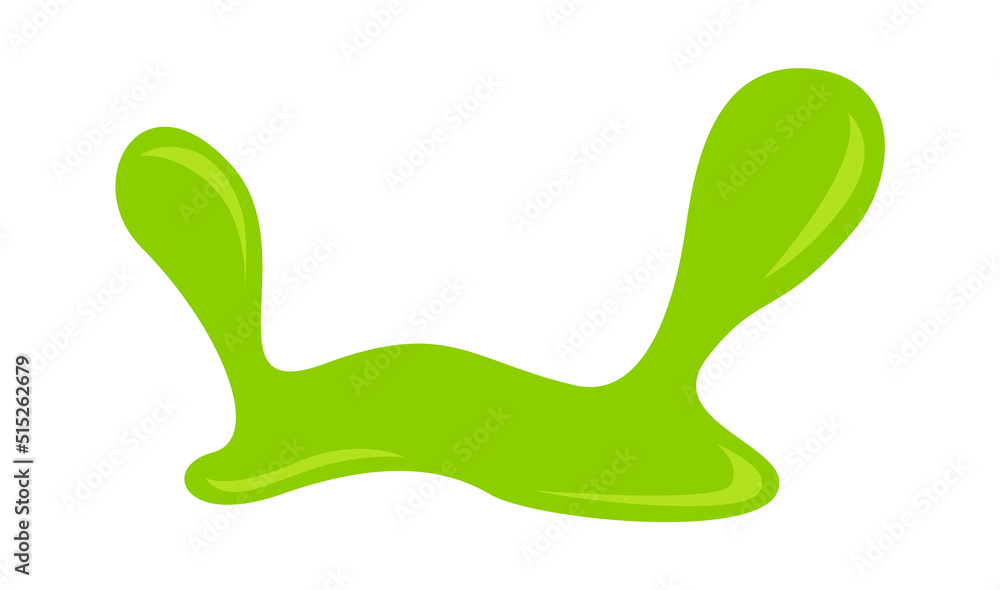 Slime Leaking liquid. Vector illustration Slime Leaking liquid. Vector illustration