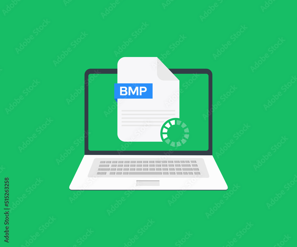 Laptop and download BMP file logo design. BMP file conversion square vector design and illustration.
Laptop and download BMP file logo design. BMP file conversion square vector design and illustration.