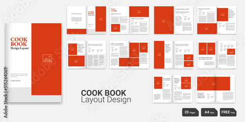 Cookbook Layout Design Recipe book design Cookbook  Booklet Cookbook Brochure Design Recipe design  photo