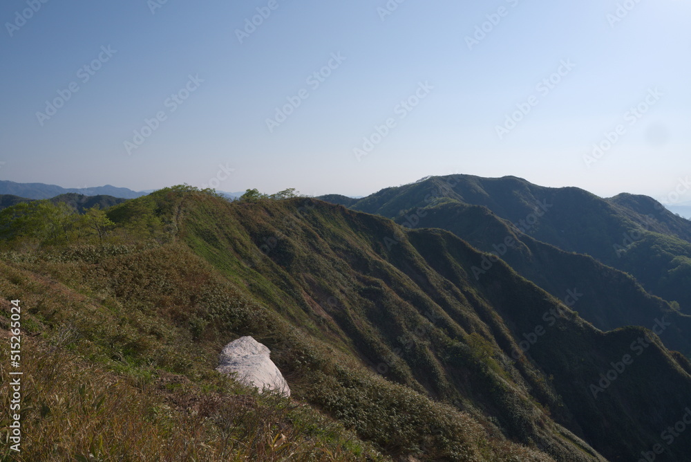 山々の稜線 山々の稜線