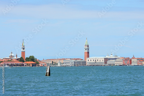 Cityview of VENICE Island in northern Italy  without people and no Boats photo