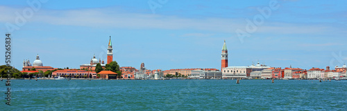 Panoramic Horizontal view of VENICE Island called VENEZIA in italian language