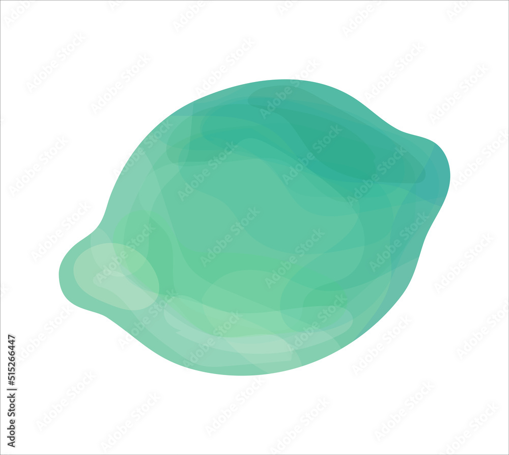 A whole single lime green in watercolor style. Isolated vector illustration. A whole single lime green in watercolor style. Isolated vector illustration.