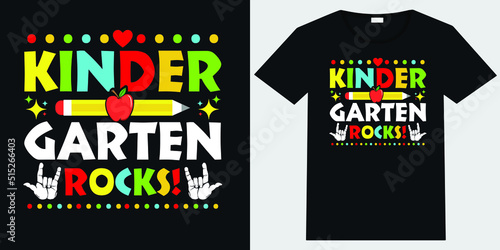  kindergarten rocks T-shirt Design