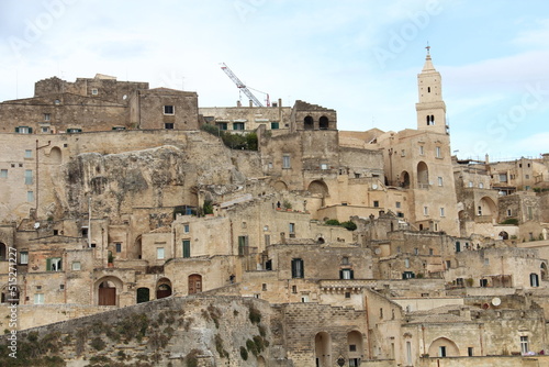 Cave dwellings  Matera  Italy