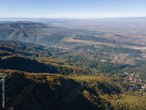 Aerial view of Vitosha Mountain at Kopititoto area, Bulgaria © Stoyan Haytov