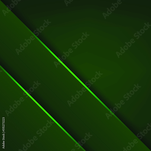 Green geometric background. Vector illustration.  © Karine