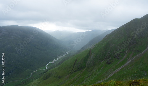 The River Croe in the Valley beneath the Five Sisters