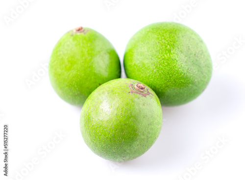 organic avocado on isolate white background  organic fruit and healthy  soft focus on fruit