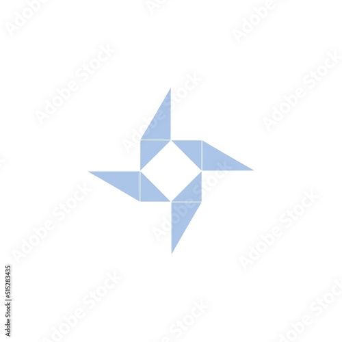 Pinwheel vector icon template