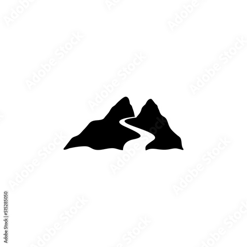  Mountain icon Logo Business Template Vector illustration