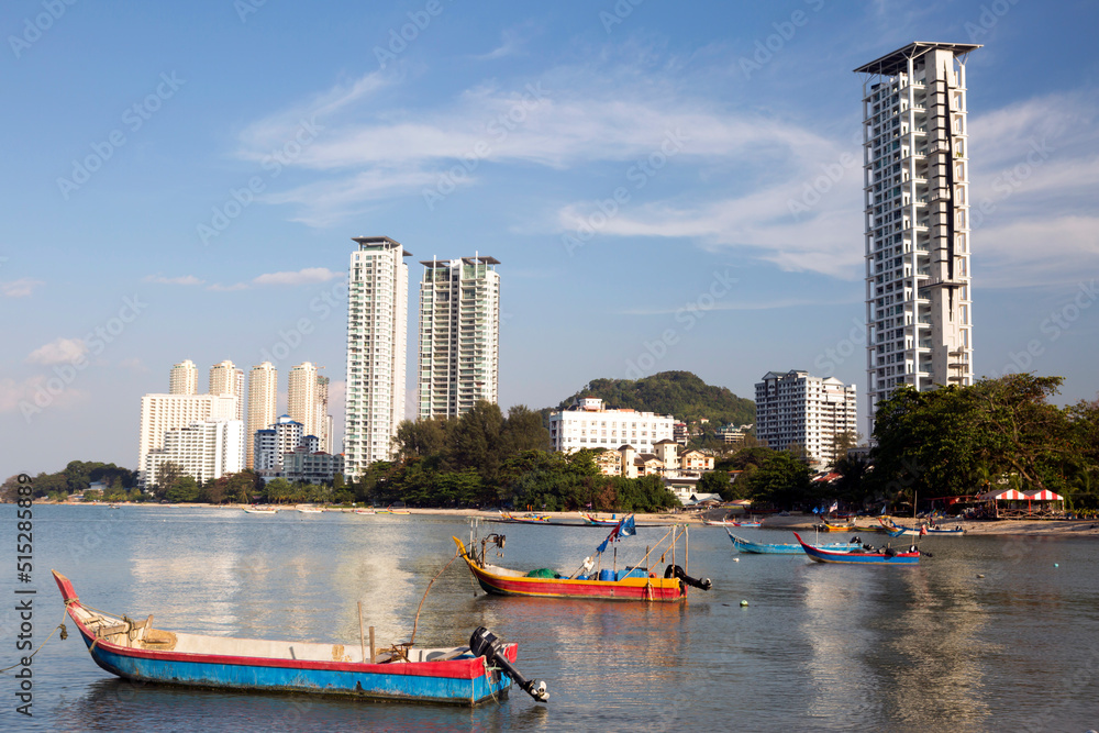 Fototapeta premium Tanjung Bungah Penang Island Malaysia