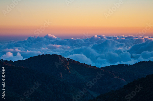 Clouds Below the Cerro del Muerto © james