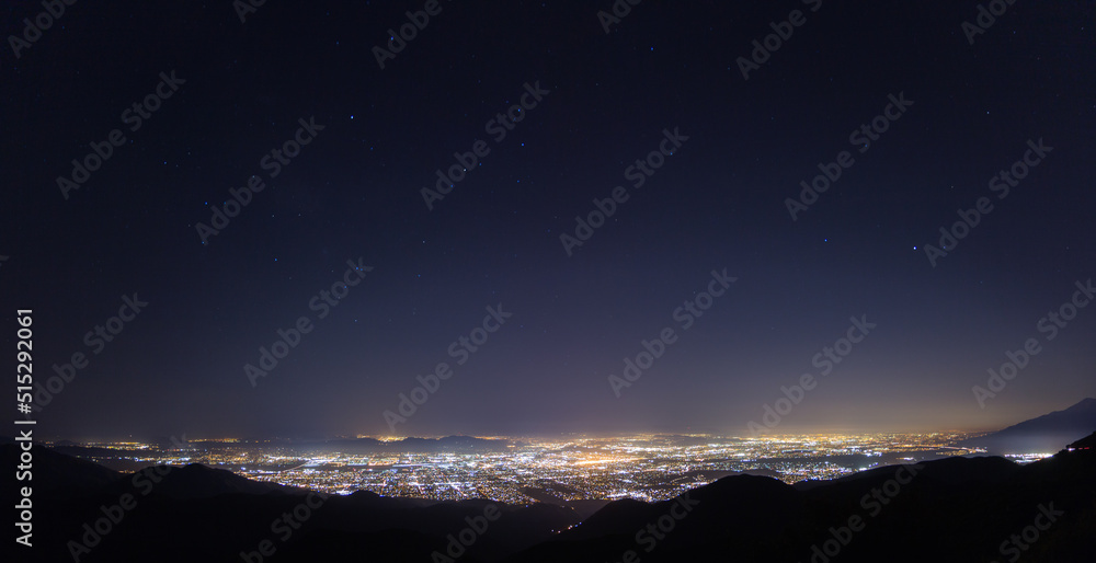 San Bernardino City Scape Panorama