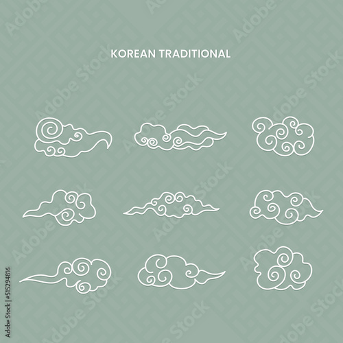 한국전통구름문양