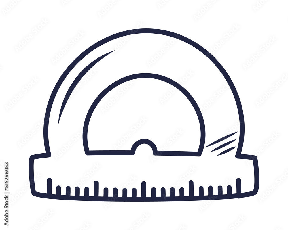 protractor ruler icon