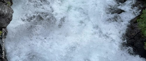 Waterfalls with greenery National park
