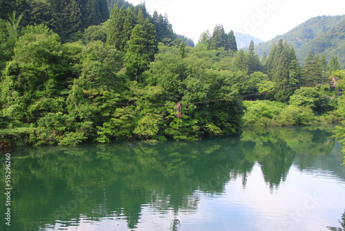 五箇山・籠渡し（富山県・南砺市）