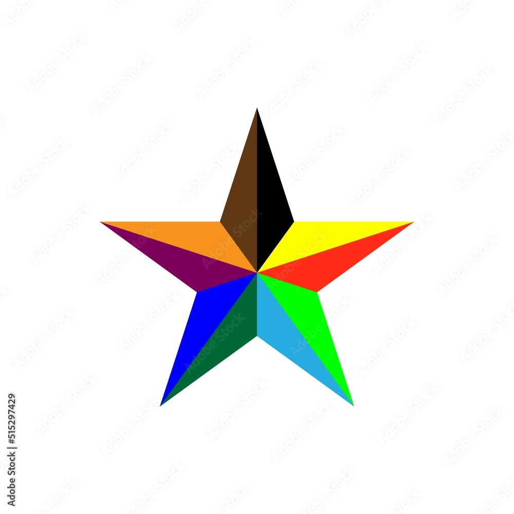 simple and trendy star logo illustration design simple and trendy star logo illustration design