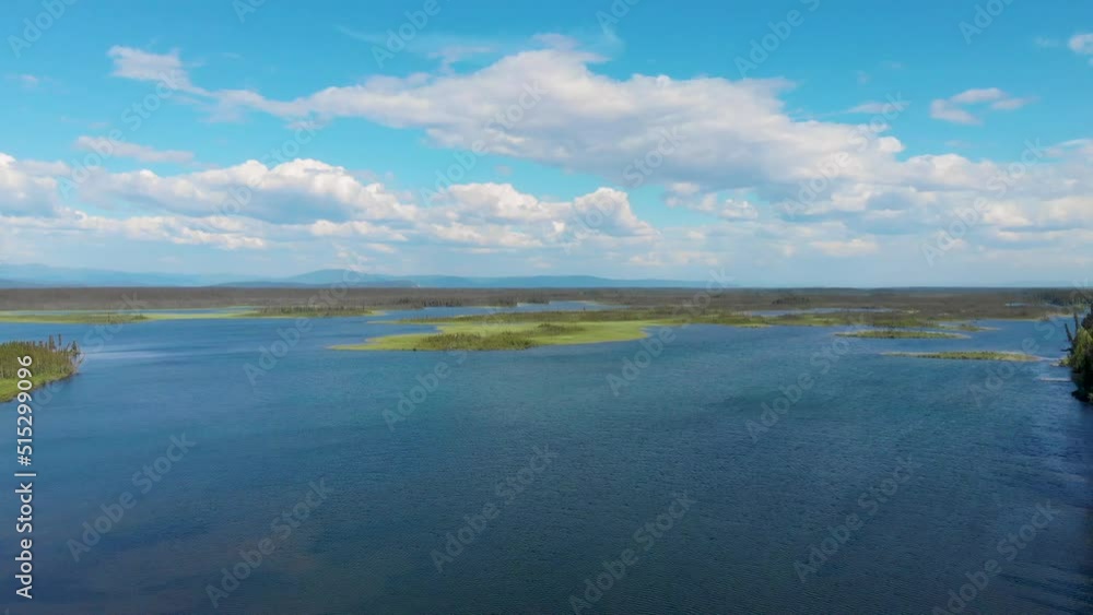 4K Drone Video of Clearwater Lake and Tanana River near Delta Junction, AK during Summer 4K Drone Video of Clearwater Lake and Tanana River near Delta Junction, AK during Summer