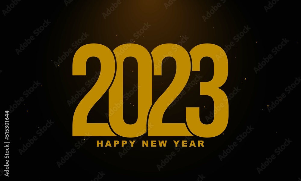 2023 Happy New Year Background.
