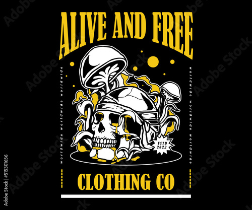 Retro Poster Aesthetic Graphic Design for T shirt Street Wear and Urban Style