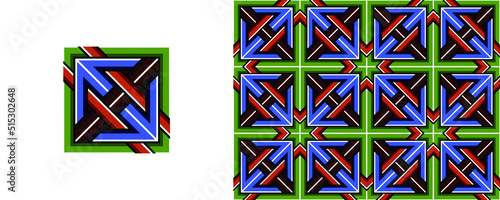 Dan-cheong. Korean traditional decorative patterns of temples.